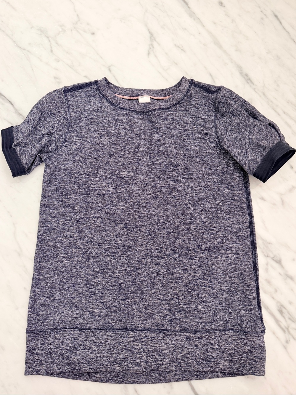 Ivivva Heathered Purple Puff Sleeve Top Size 7